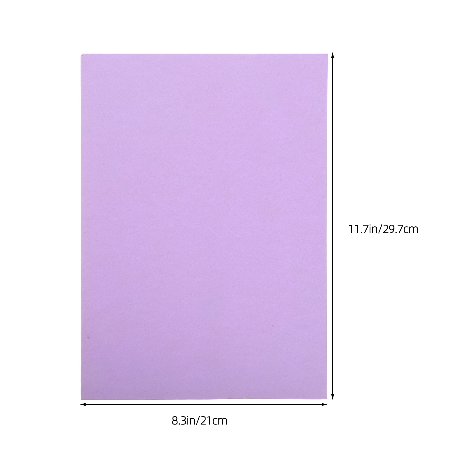 100 Sheets Lavender Colored Multipurpose Office Paper 29.7 x 21 cm for Printing, Crafting, and Everyday Use