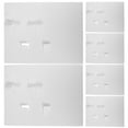 thumbnail image 1 of unbranded 100 Pcs Printer Paper Label Address Label Sticker 27.90X21.70X0.05CM White, 1 of 8