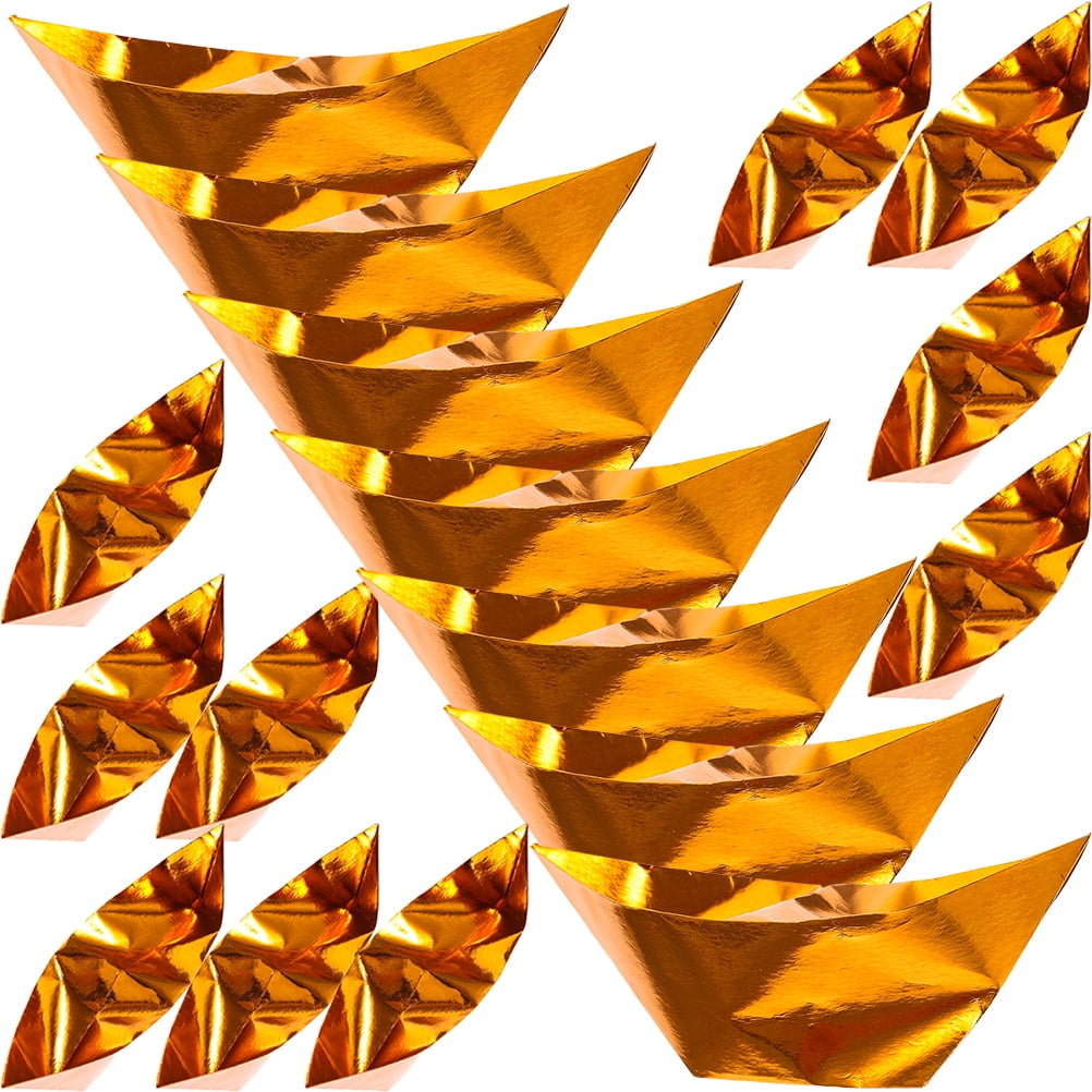 unbranded 100 Pcs Semi-finished Gold Ingot DIY Ancestor Worship Ingots Paper Money