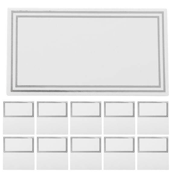 unbranded 100 Pcs Silver Hot Table Card Greeting Wedding Decorations Tag Banquet