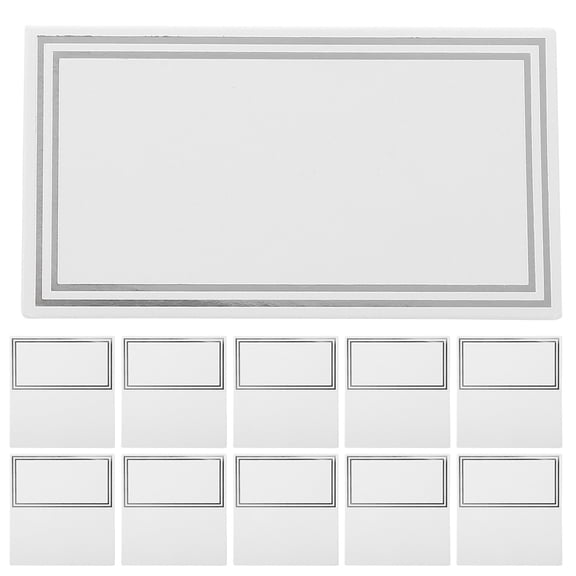 unbranded 100 Pcs Silver Hot Table Card Greeting Wedding Decorations Tag Banquet