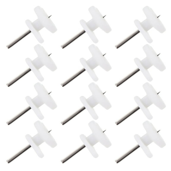 FONDOTIN Non Marking Nail Hook Traceless Nail Hangers Abs 100Pack White