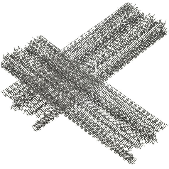 unbranded 100 Pcs Spiral Binder Machine Multi Notebook Binding Ring Coils