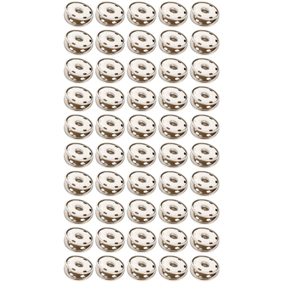 unbranded 100 pcs Sew-on Snap Buttons Alloy Snap Fasteners Clothes Press Studs Buttons