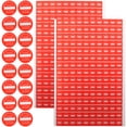 thumbnail image 1 of unbranded  1000 Pcs Fragile Stickers Hello Marker Circle Nail Round Red, 1 of 8