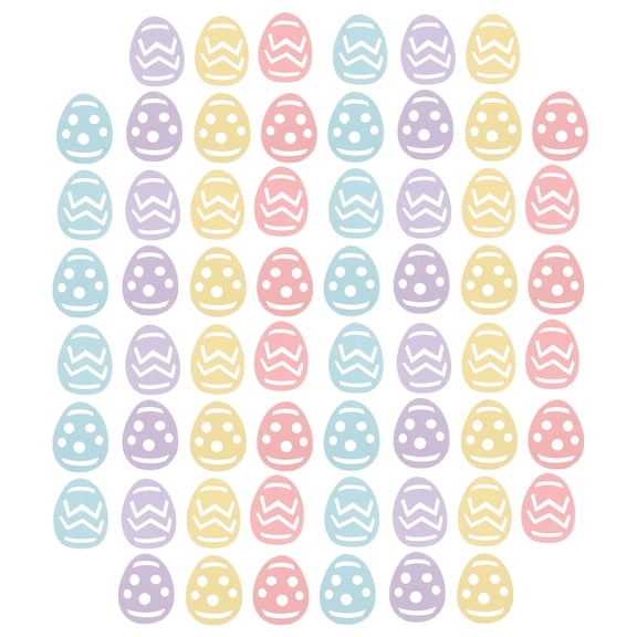 Colorful Paper Confetti for Decor Easter Party Supplies Set 100 Pcs