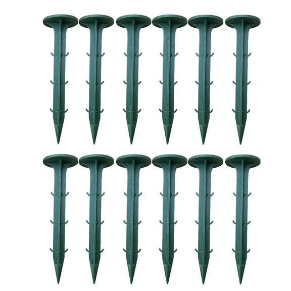 unbranded 100Pcs Plastic Ground Stakes Outdoor Plastic Stakes Garden Greenhouse Stakes
