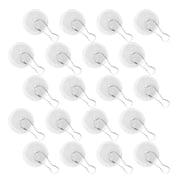 Phenofice No-Drill Transparent Adhesive Ceiling Hooks for Hanging 100Pcs