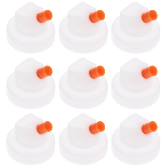 unbranded 10 PCS Spray Bottle Tops Replacement Nozzles for Bottles White