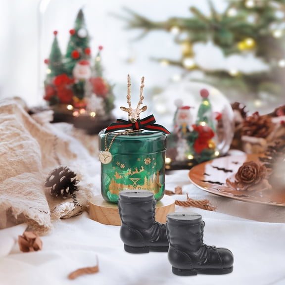 Christmas Plastic Boot Ornaments for Holiday Decor, Festive Seasonal Accessories for Home, Party Decorations and Celebration