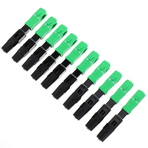 unbranded 10Pcs Singlemode Fiber Optic Adapter Single Mode Fiber Optical Coupler Connector