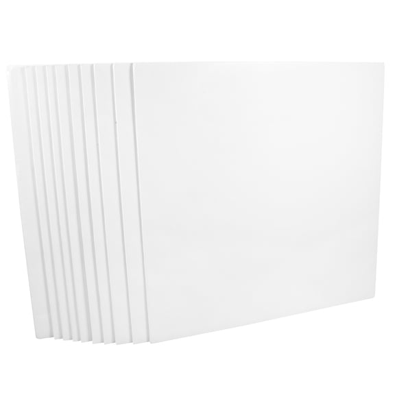 OUNONA 10-Pack White Round Cake Boards, Sturdy Paper Bases for Cake Display, Presentation, and Baking Support