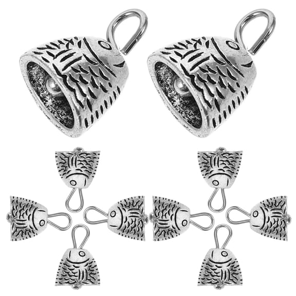 10pcs DIY Craft Bells Vintage Metal Bells Mini Bells Christmas Craft Wind Chimes Making Bells