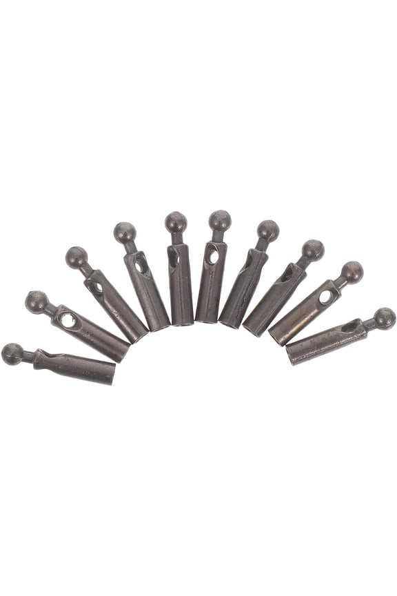 10pcs Dark Grey Umbrella Tail Beads Replacement Tips For Folding Umbrellas Easy Installation Compatible