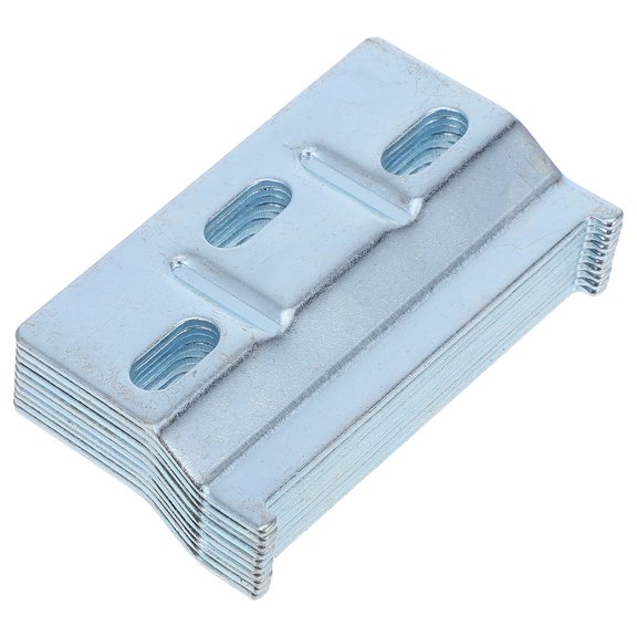 SEWCHICS Cabinet Hanger Bracket Silver 10Pcs 2.5X1.6X0.08In