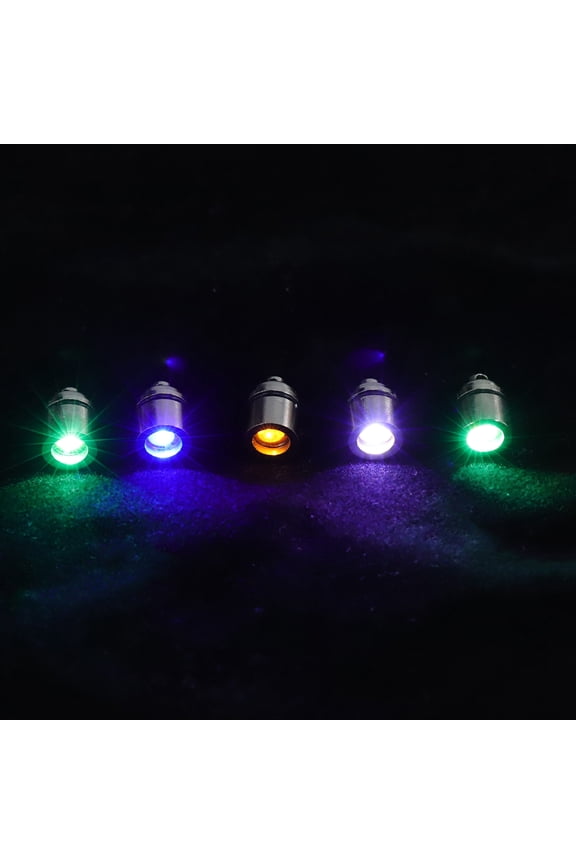 10pcs Mini LED Flashlight Keychain for Hiking and Camping Adventure