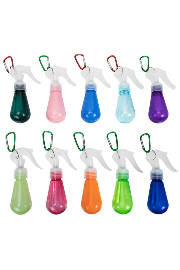 10pcs Perfume Spray Empty Bottles Multi-purpose Bottles with Keychains