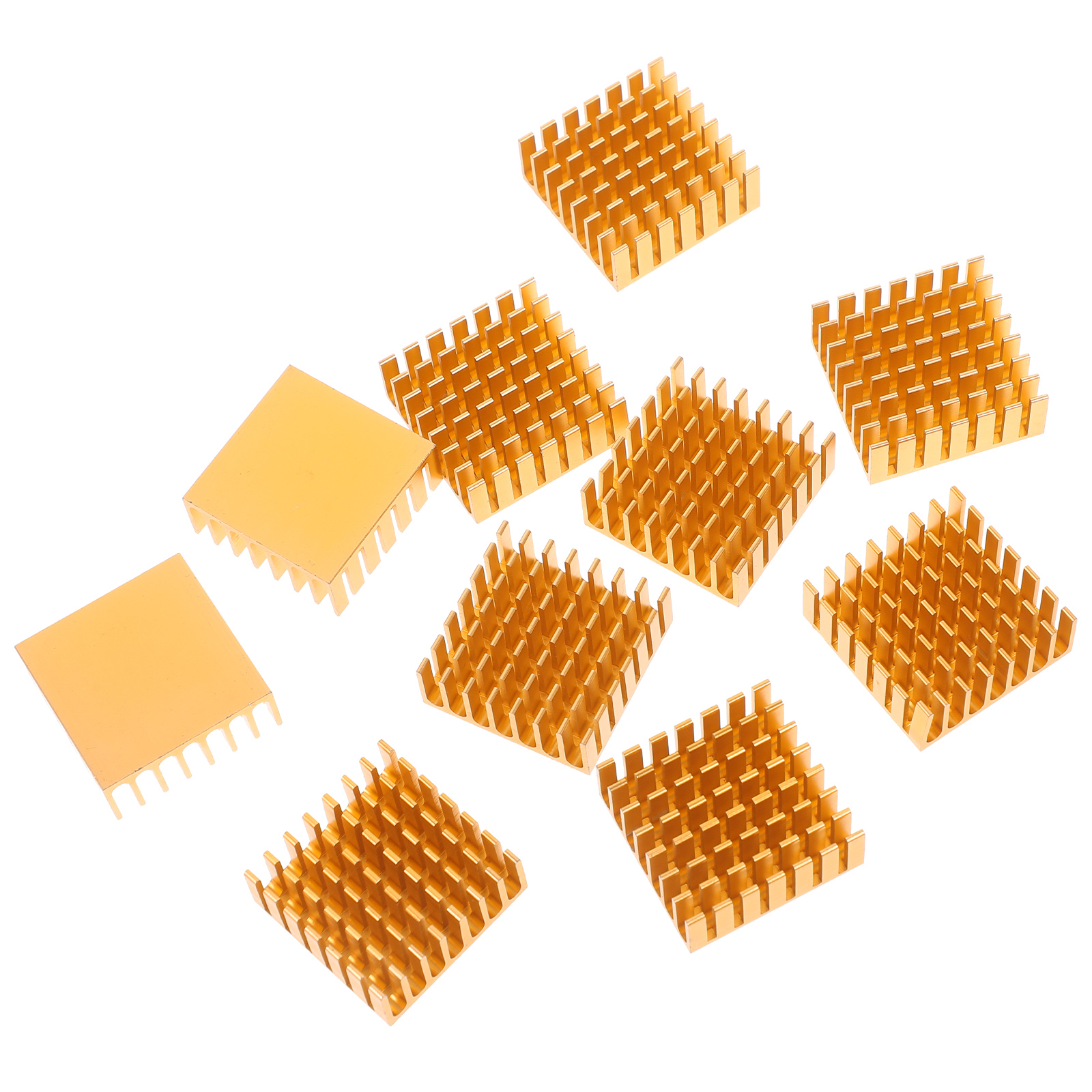 Unbranded Computer Desktop unbranded 10pcs Replacement Heat Sink Aluminum Cooling Fin For Desktop ...
