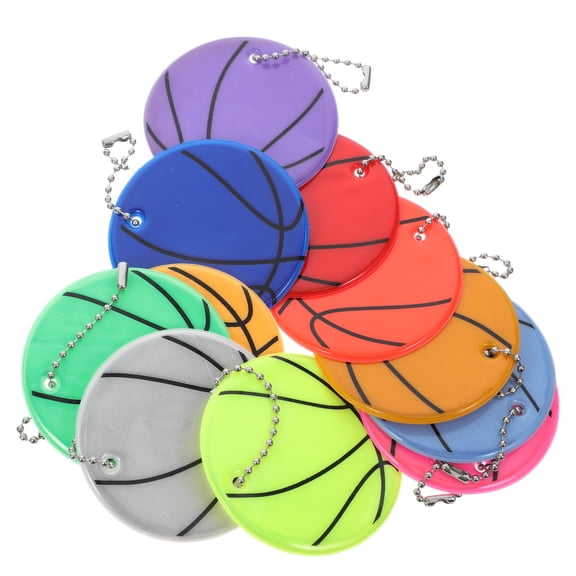 unbranded 11 Pcs Rack Portable Heater Basketball Reflective Pendant 6.00X6.00X0.10CM