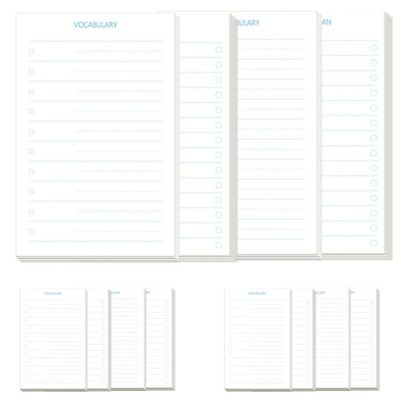 unbranded 12 Books Mini Composition Notebooks Cards Planning Vocabulary