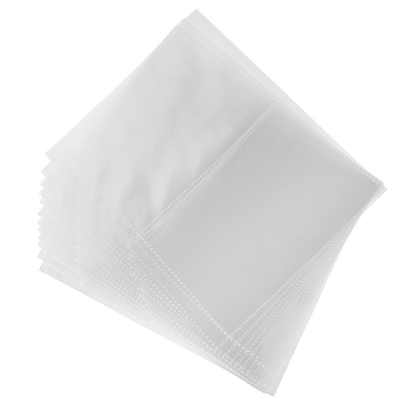 FONDOTIN Clear PVC Photo Album Inserts for Storage Versatile Use 12Pcs