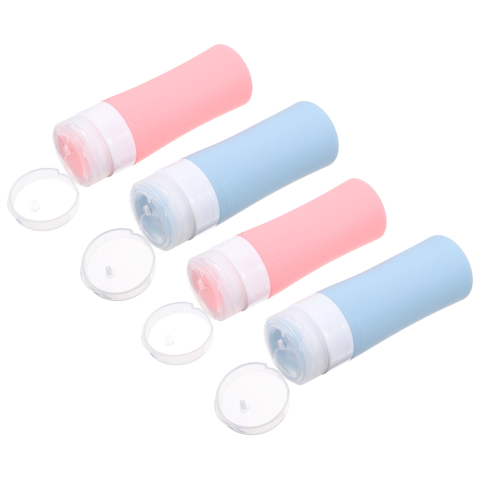 YSNOOWE  Portable Squeezable Silicone Bottles for Toiletries 12Pcs