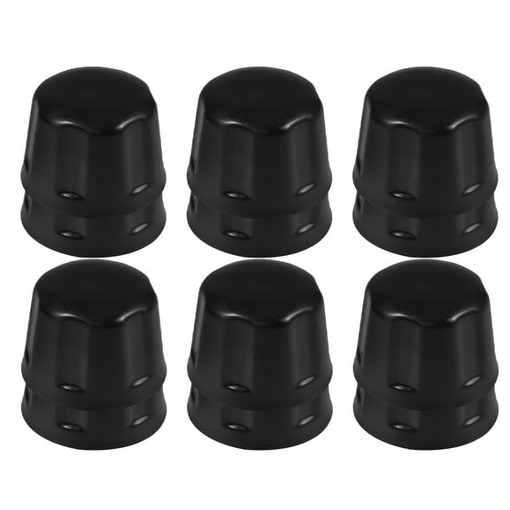 LITINKIMI Wheels Hub Caps Black Rubber 12pcs for Off Road and Beach Use