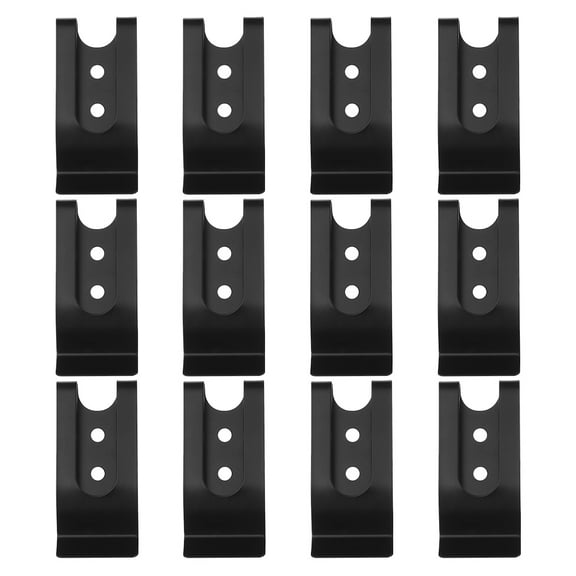 unbranded  12 Pcs Clothing Suit Clothes Hanger Slotted Back Clip