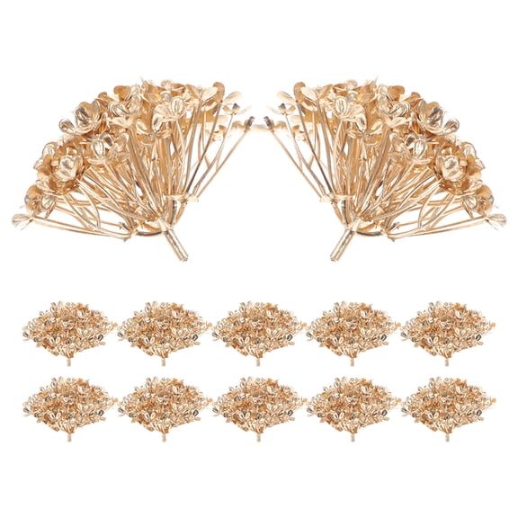 unbranded 12 Pcs Cup Artificial Flowers Wooden Hydrangea Head