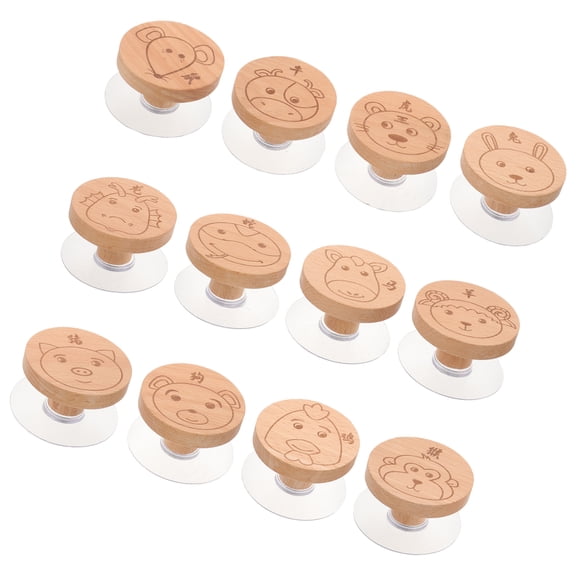 unbranded 12 Pcs Deadbolt Cabinet Wooden Wardrobe Handle 6.00X6.00X3.00CM