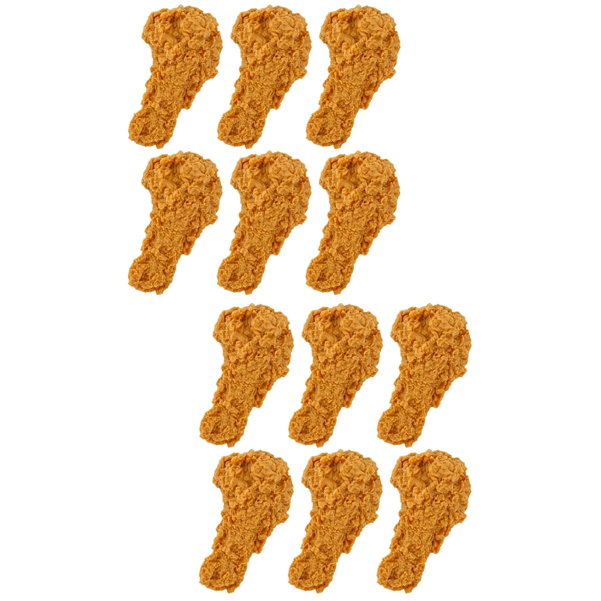 unbranded 12 Pcs  Fake Fried Chicken Legs Home Ornaments Simulation Drumstick Decorations for Kitchen Home
