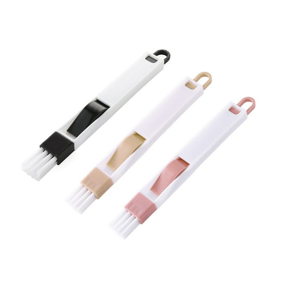 unbranded 12 Pcs Grout Retractable Easy Storage Brush Baseboard Cleaning