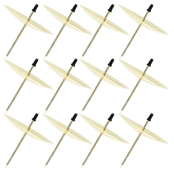 unbranded 12 Pcs Metal Candle Holder Bulk Jars Taper Candelabra Golden