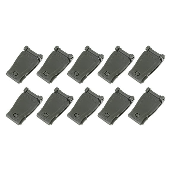 unbranded 12 Pcs Outdoor Strap Molly Button Connecting Buckles Travel 3X5CM Army Green
