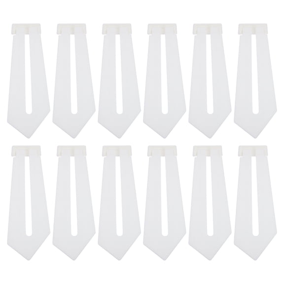 unbranded  12 Pcs Photo Frame Holder Puzzle Tabletop Easels for Painting White