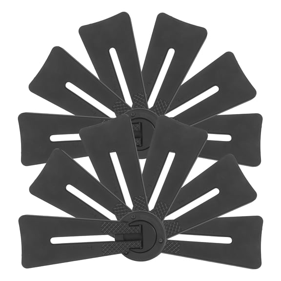 unbranded 12 Pcs Picture Frame Holder Photo Bracket Removable Tools Wall-mounted Black