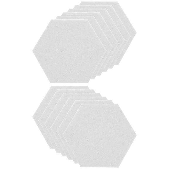 unbranded  12 Pcs Noise Hexagon Sound Insulation Board Wall Decorative Sticker