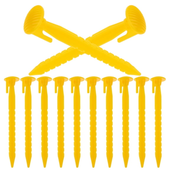 unbranded 12 Pcs Tent Poles for Tarp Stakes Heavy Duty Pegs