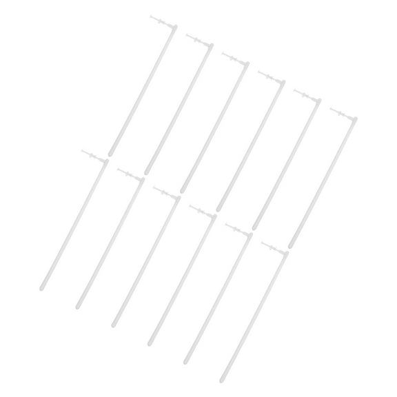 YSNOOWE Pinwheel Supplies Windmill Rods White 12Pcs