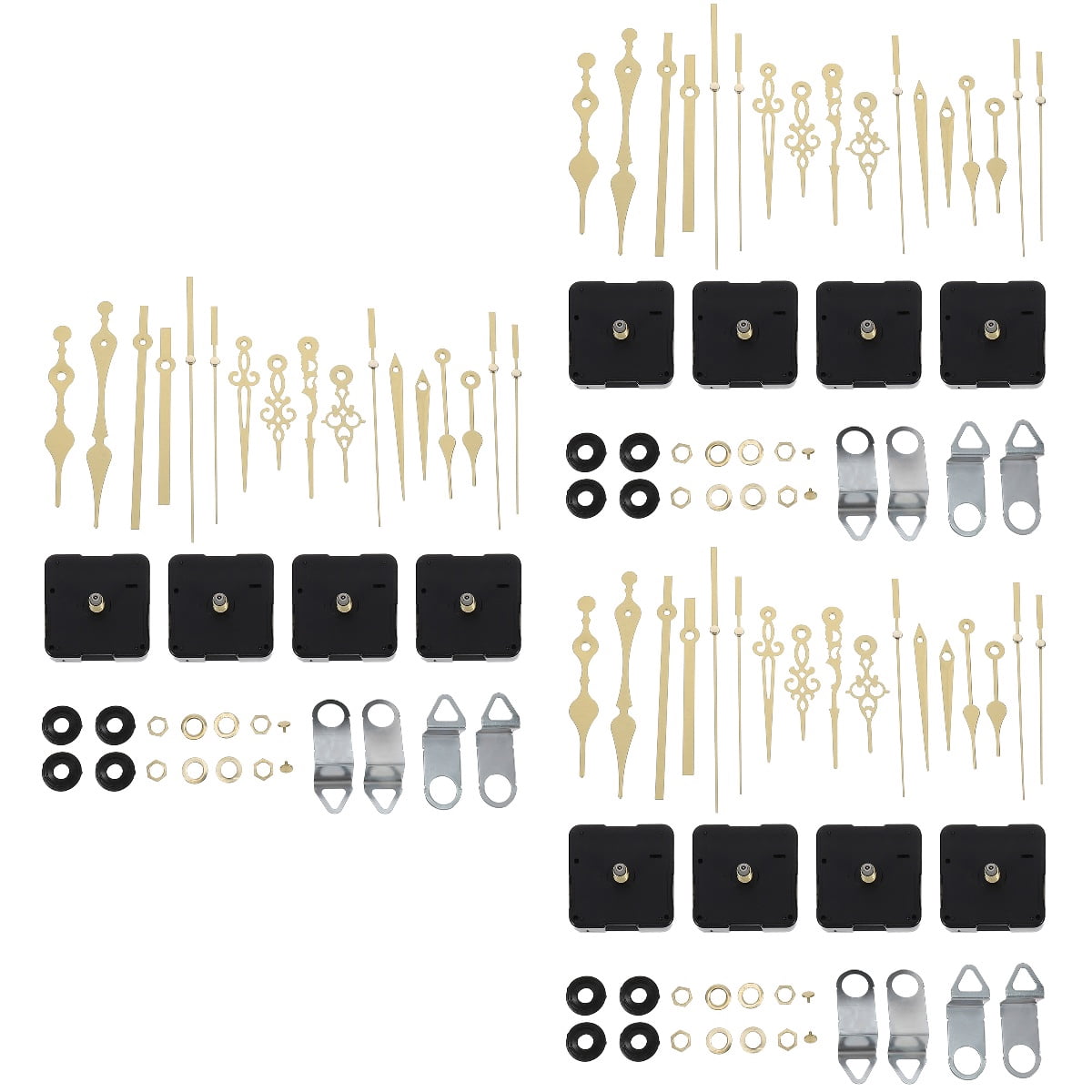 unbranded 12 Sets  Replacing Quartz Clock Movements Clock Mechanism DIY Clock Pointer Part