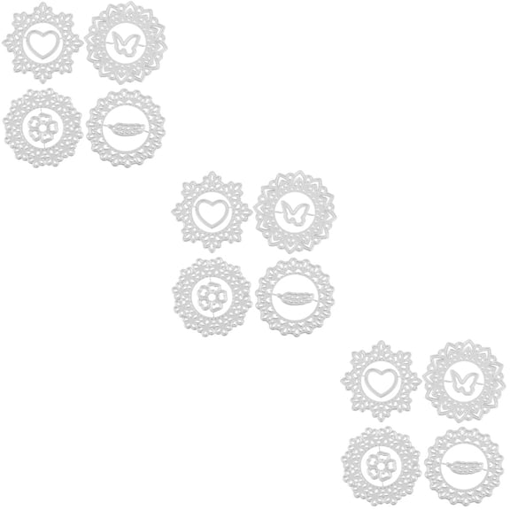 unbranded 12 pcs Delicate Cutting Die Modeling Cutting Die Paper Craft Cutting Die Crafts Card Cutting Die