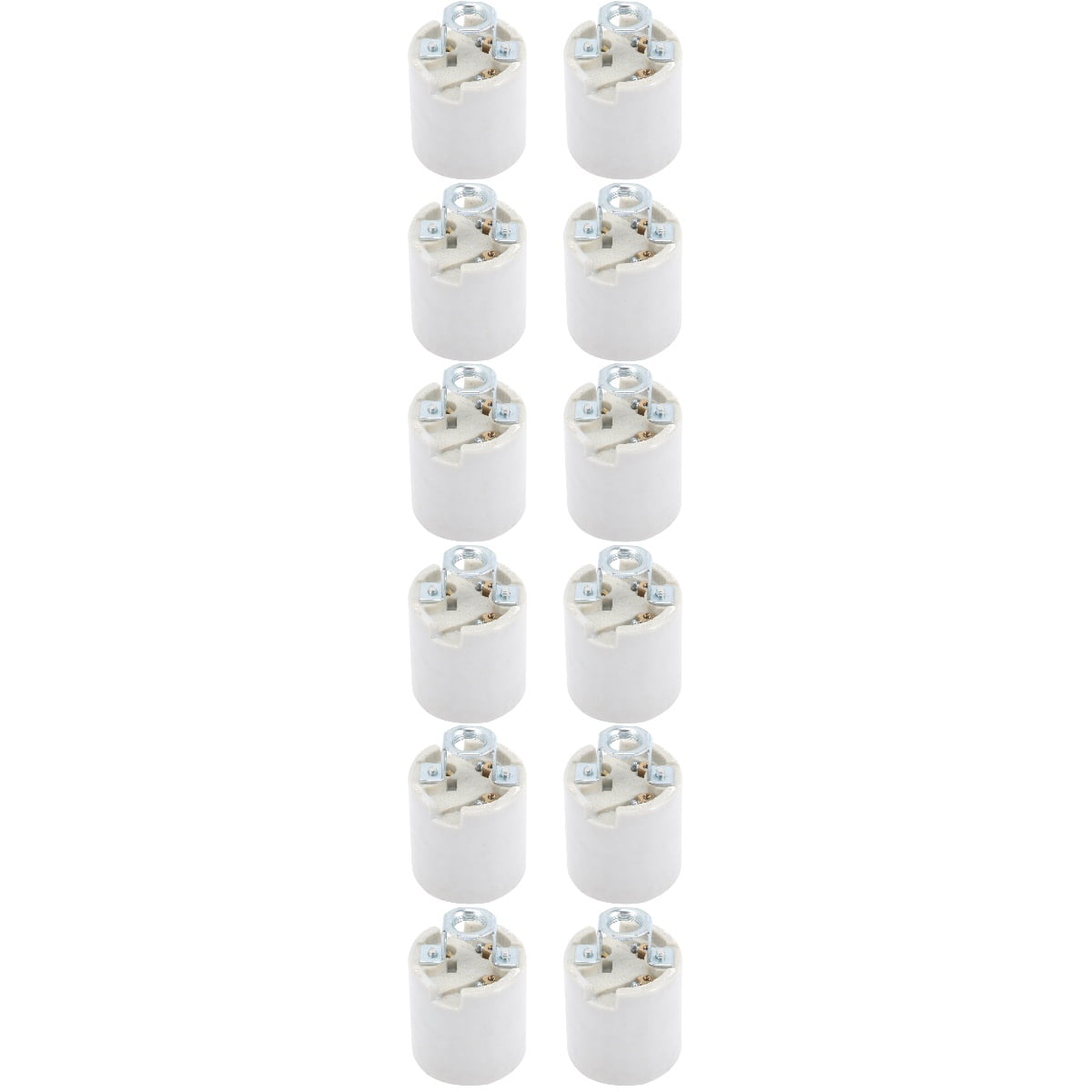 unbranded 12 pcs E26 Screw Light Socket Wall Light Base Holder