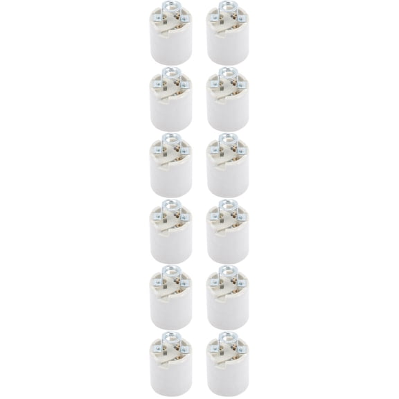 unbranded 12 pcs E26 Screw Light Socket Wall Light Base Holder
