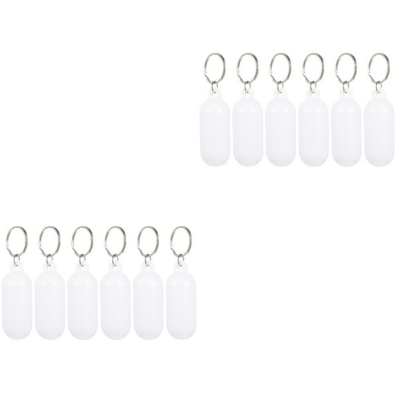12 Pcs Floating Keychains Set, Delicate Key Pendants for Bags, Keys, and Accessories Hanging Charms