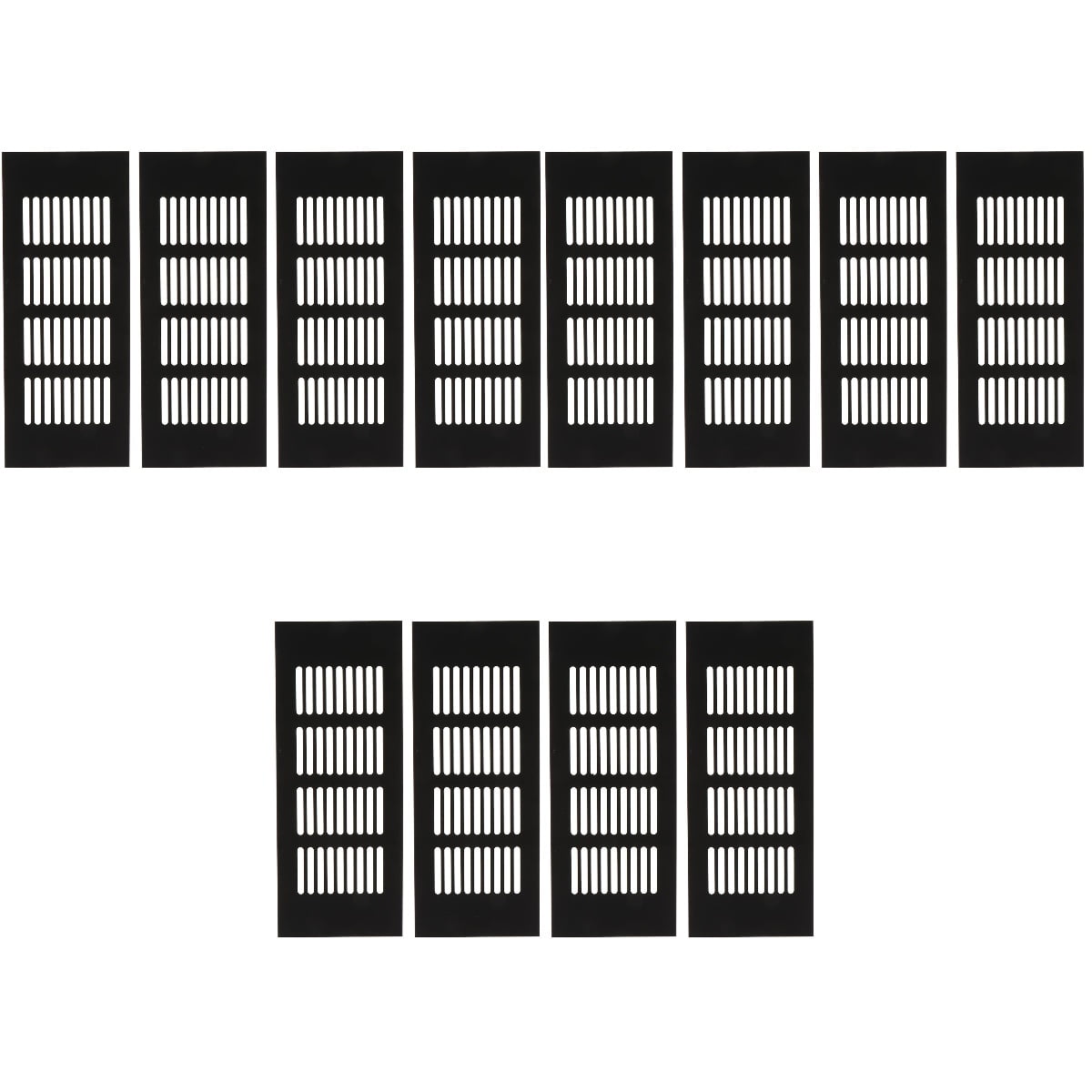 unbranded 12 pcs Vents Cover Grille Wardrobe Shoes Cabinet Air Vent Grille for Furniture