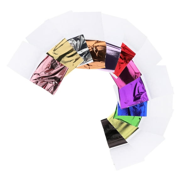 unbranded 120 Pcs Gold Foil Sheets Metallic Gold Foil Leaf Paper Imitation Leaf Foil Leaf Sheets For Handicrafts Diy Nails Crafting Decoration Frames Furniture