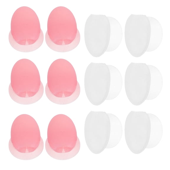 unbranded 12 Pcs Lip Brush Dust Cover Reusable Covers Makeup Accessories