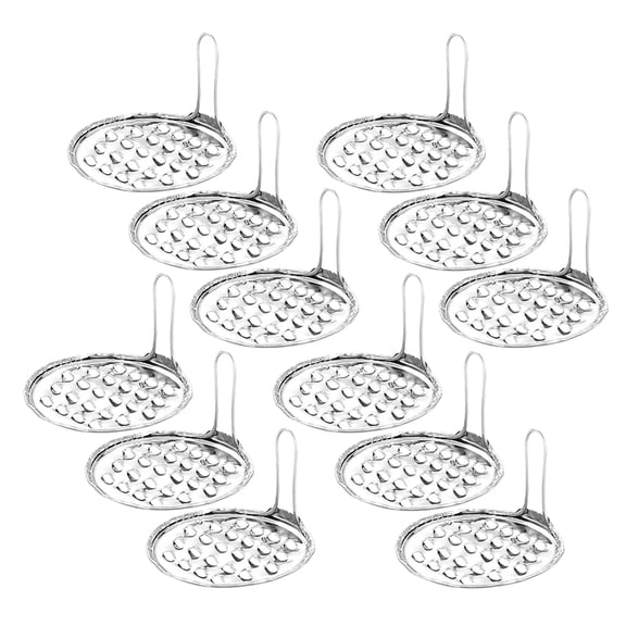 FONDOTIN Bowl Scraper Kitchen Cheese Scraper Stainless Steel 12Pcs