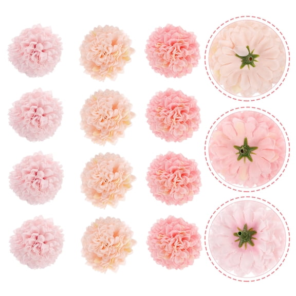 unbranded 12pcs Artificial Hydrangea Flowers Assorted Color Silk Flowers Heads for DIY Decoration