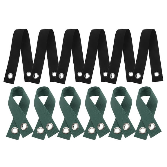 OULII 12Pcs Weather Resistant Tree Support Straps Adjustable for Young Trees Outdoors